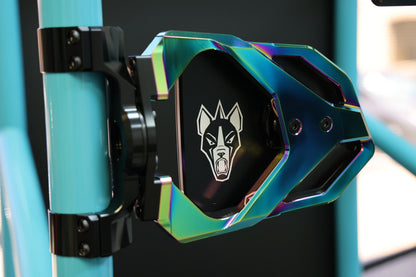 Cuero Race UTV Side Mirror Oil Slick