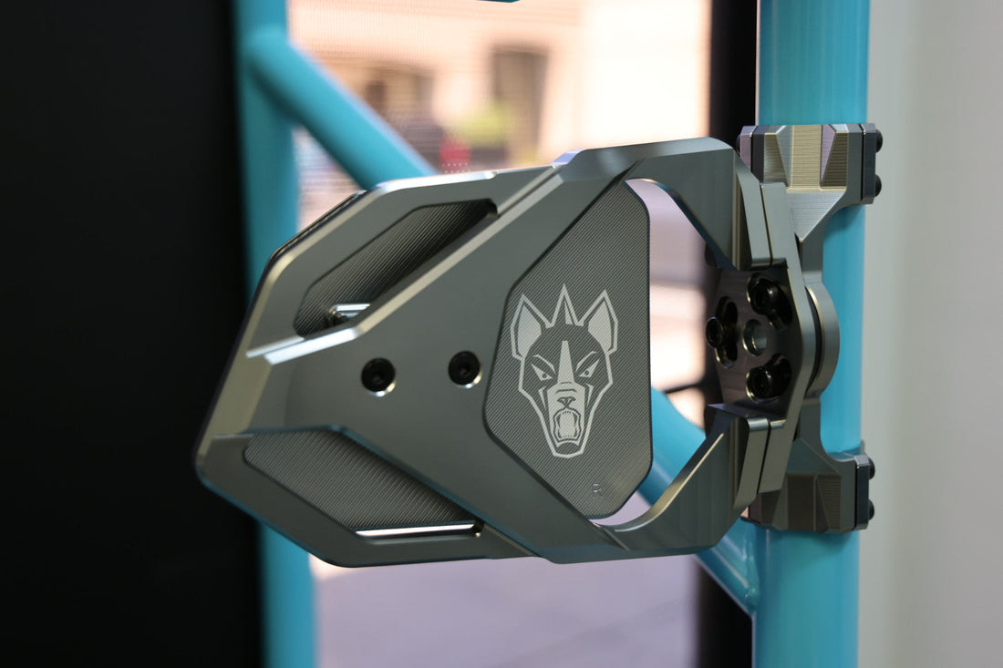 Cuero Race UTV Side Mirror Titanium