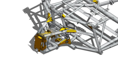Maverick X3 Chromoly Race Gusset Kit