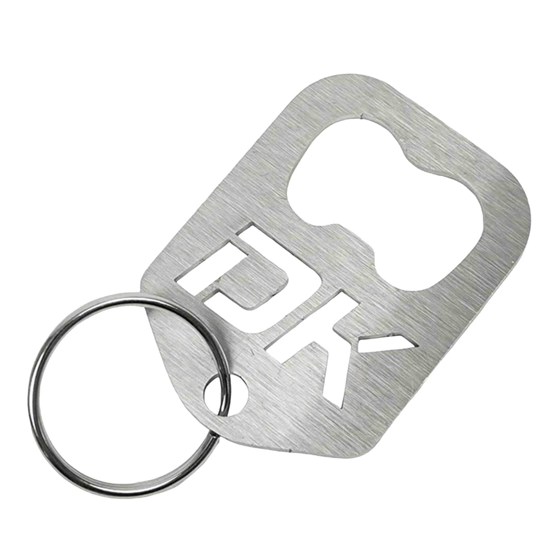 DK Stainless Bottle Opener Keychain