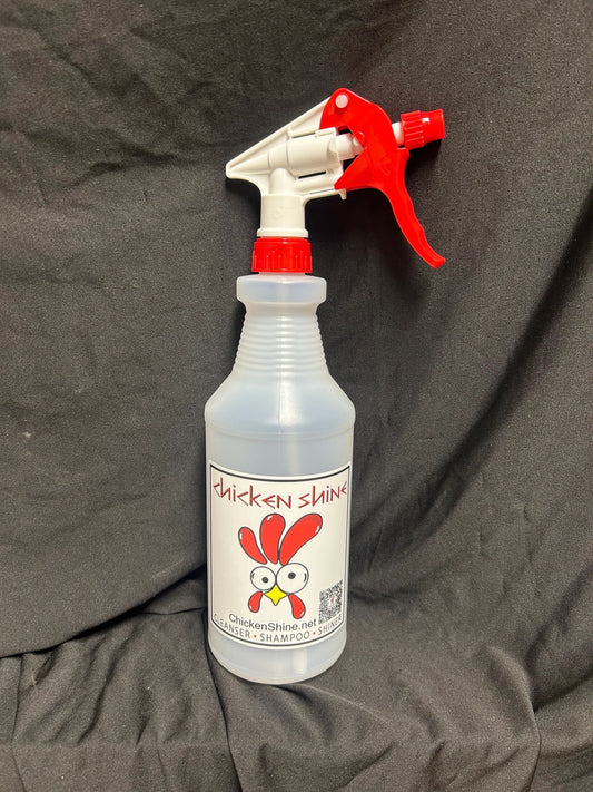 Chicken Shine Spray Bottle - empty
