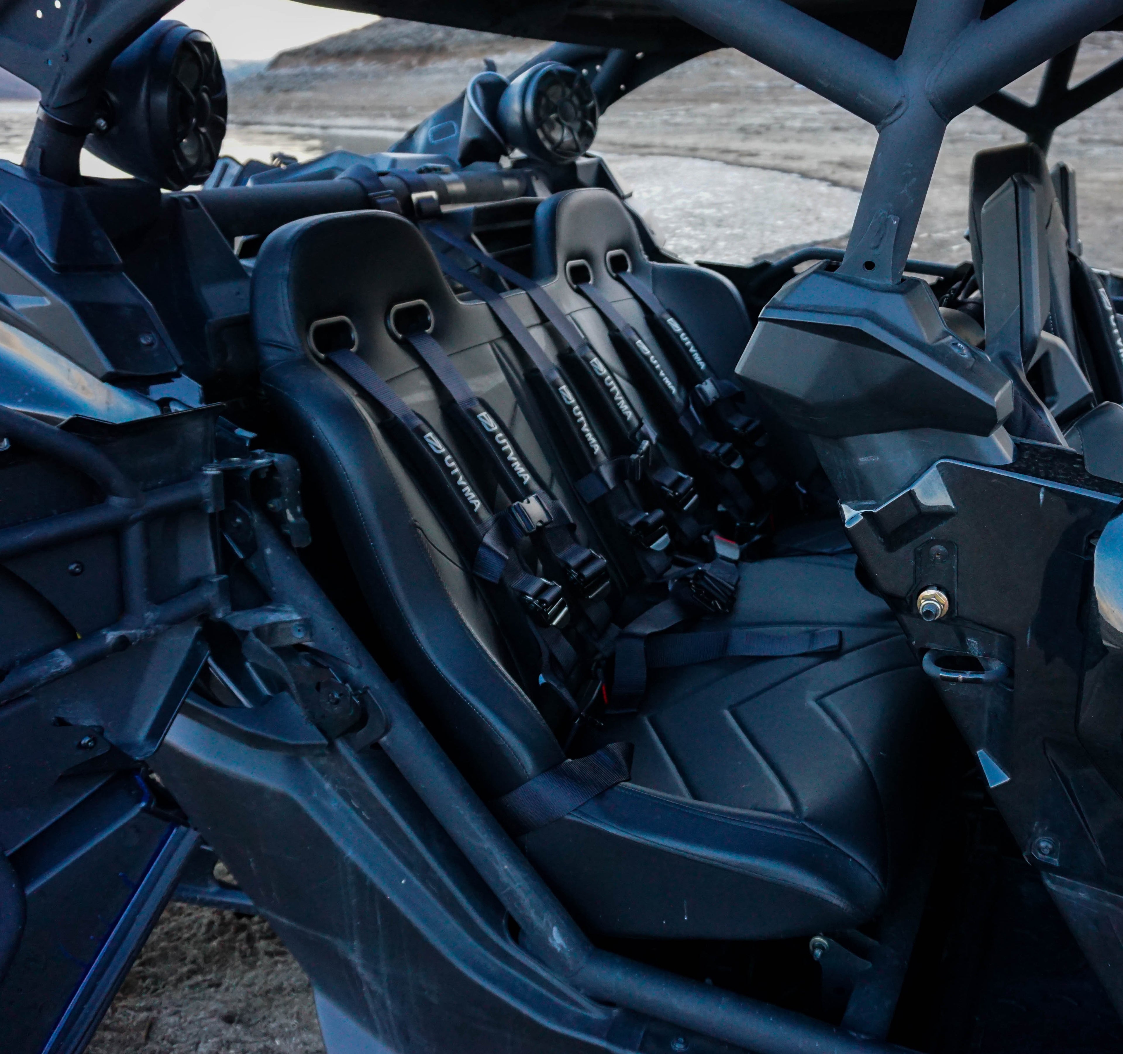 Maverick X3 Rear Bench Seat W Harnesses (2017+)