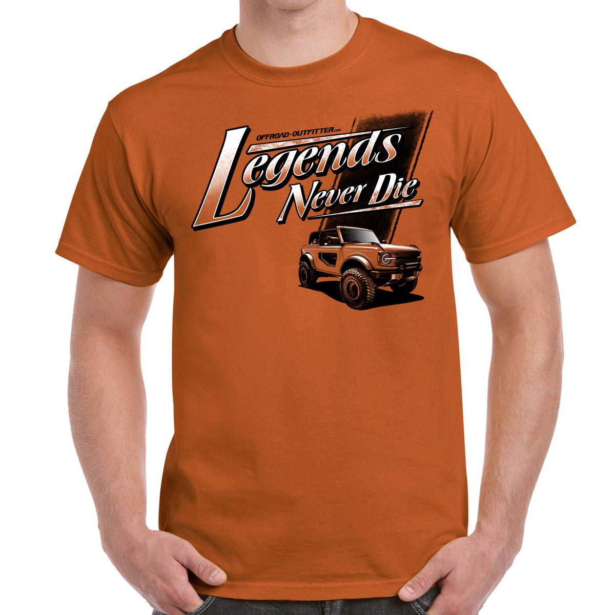 Legends Never Die Bronc T-shirt