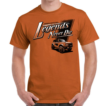 Legends Never Die Bronc T-shirt