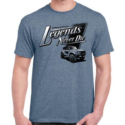 Legends Never Die Bronc T-shirt