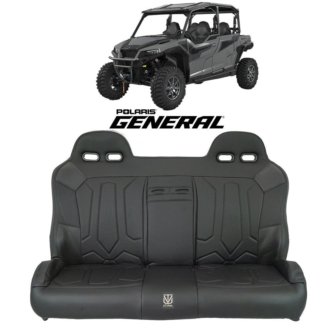 General 1000 Rear Bench Seat W Harnesses (2017-2025)