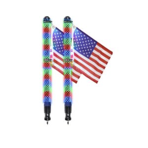 D2D Fat Boy LED Whips – Bluetooth &amp; Remote Control