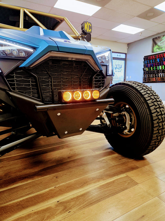 UTV Speed Polaris Pro R Flat Top Front Bumper