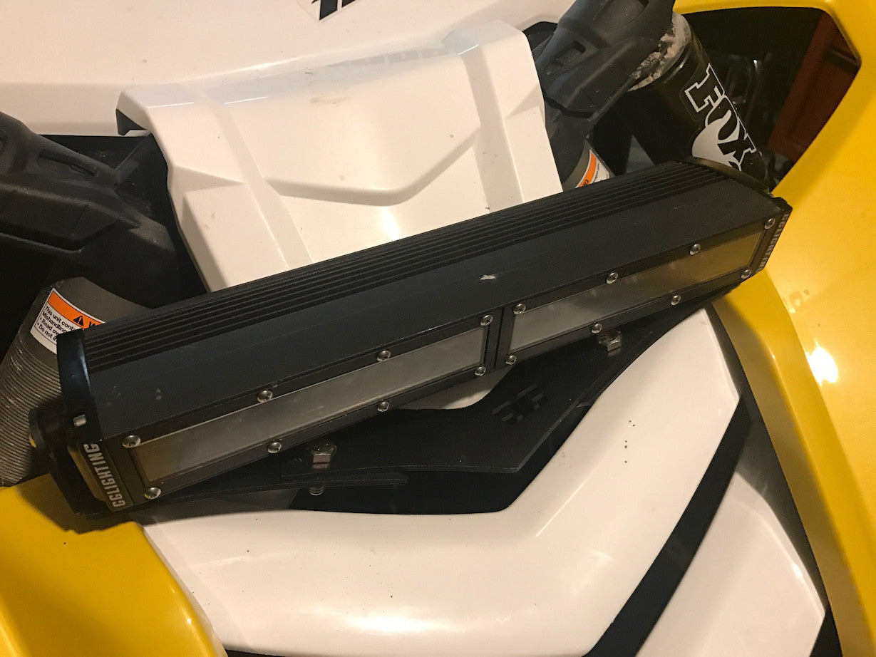 Yamaha YXZ 1000r 12" Single Row LED Bar Shock Mount