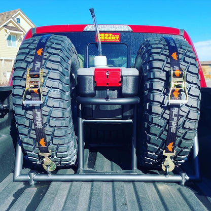 Black OG Tire Tie Down (Single Strap) Alpine Offroad