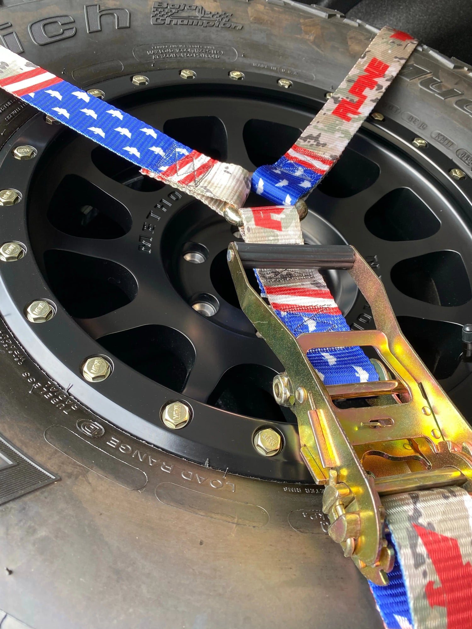 2" Stars and Camo Y Strap Alpine Offroad