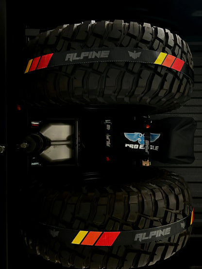 Retro Tire Tie Down (Single Strap) Alpine Offroad