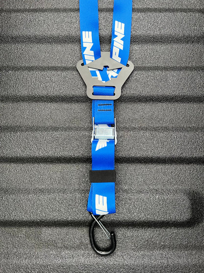 Dual Y Fuel Jug Strap-Blue Alpine Offroad