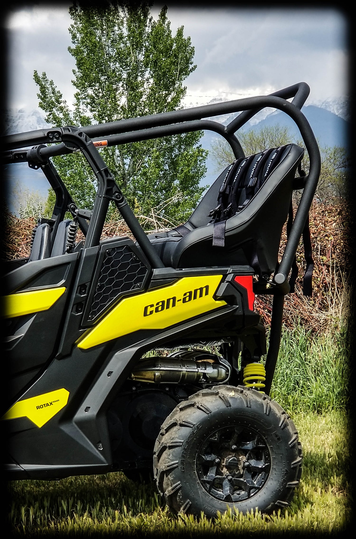 Maverick Sport / Maverick Sport Max Rear Bench and Roll Cage Kit (2018-2026)