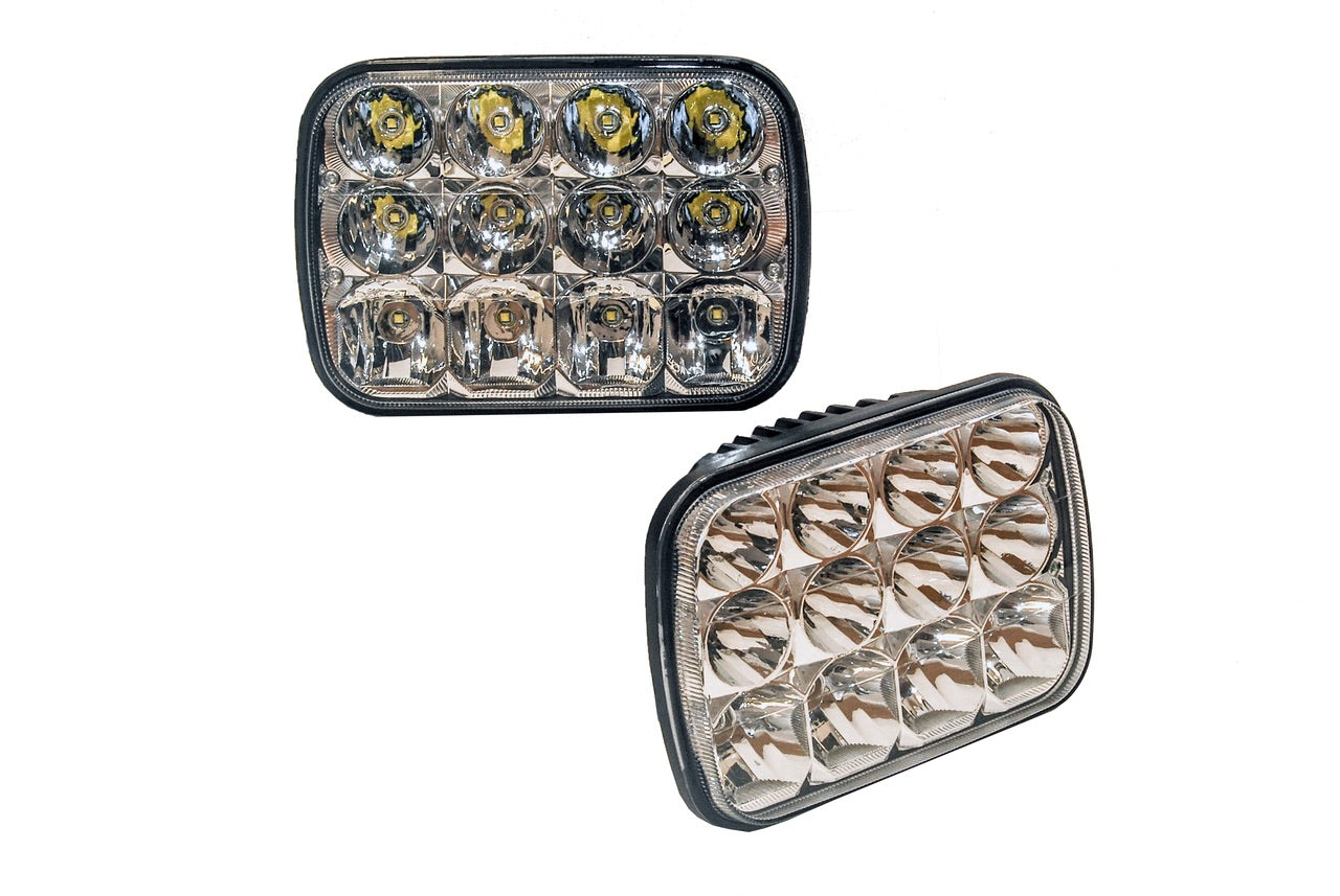 Rectangle Hi &amp; Low Beam Headlight Replacement