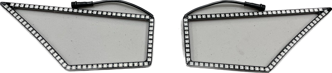 187 Style Kawasaki KRX Halos w/ Control Harness 5150 Whips