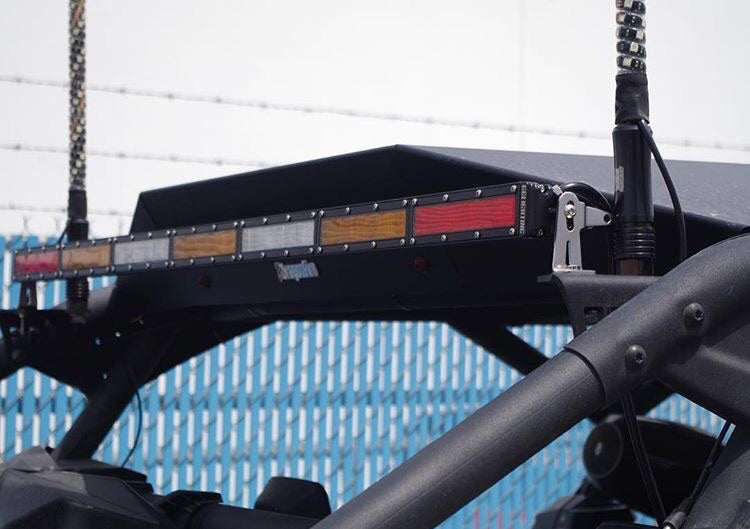 Can-Am X3 Rear Chase Light &amp; Whip Mount Made In USA