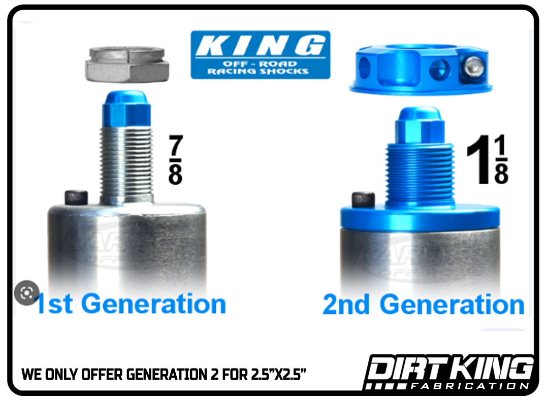 King 2.5 x 2.5 Bump Stops