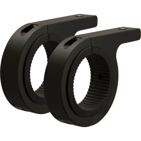 Pair of Black 2.50" Tube Frame Mounting Clamp (For M10 Mounting Bolt)