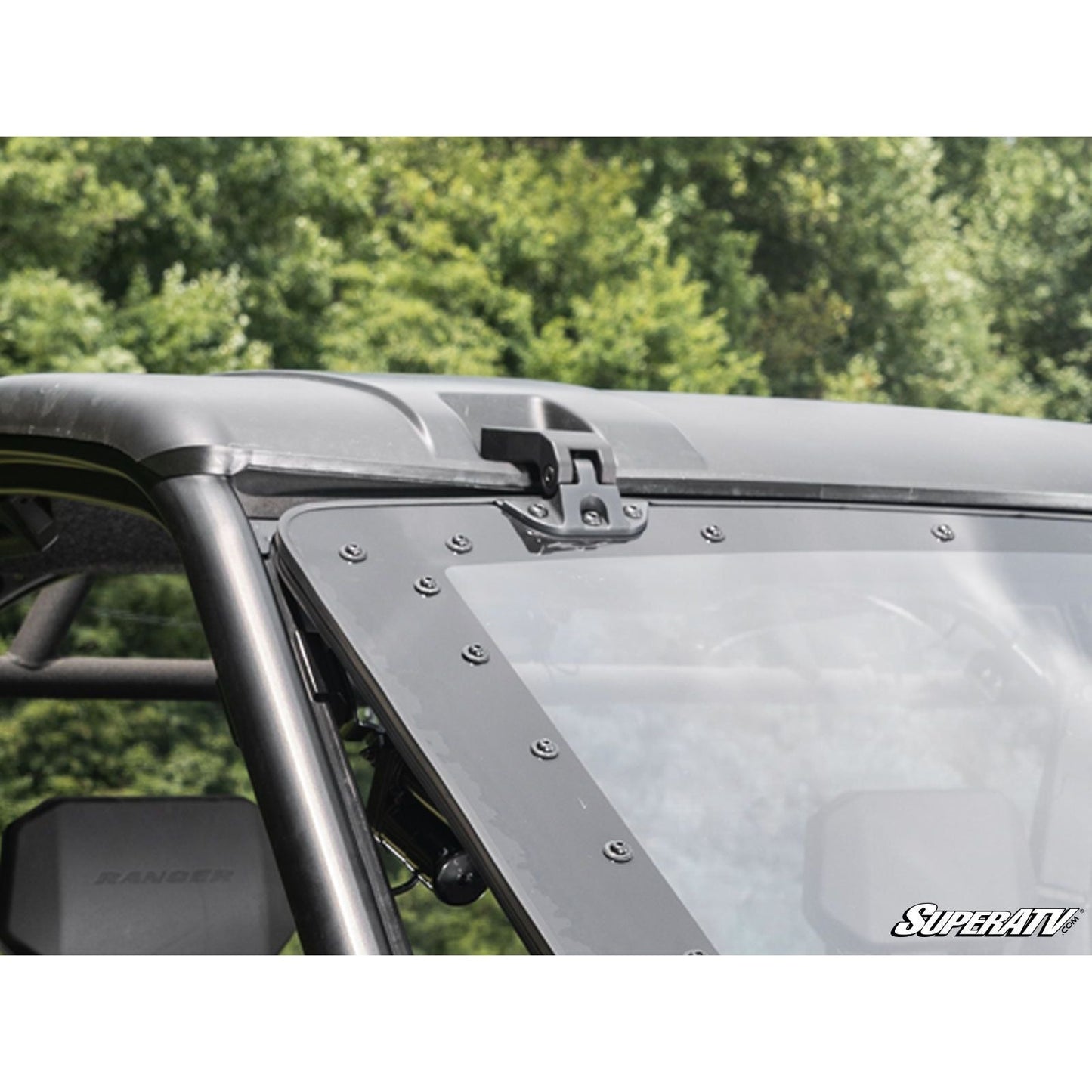 SuperATV - 2024+ Polaris Ranger XD 1500 MaxDrive Power Flip Windshield