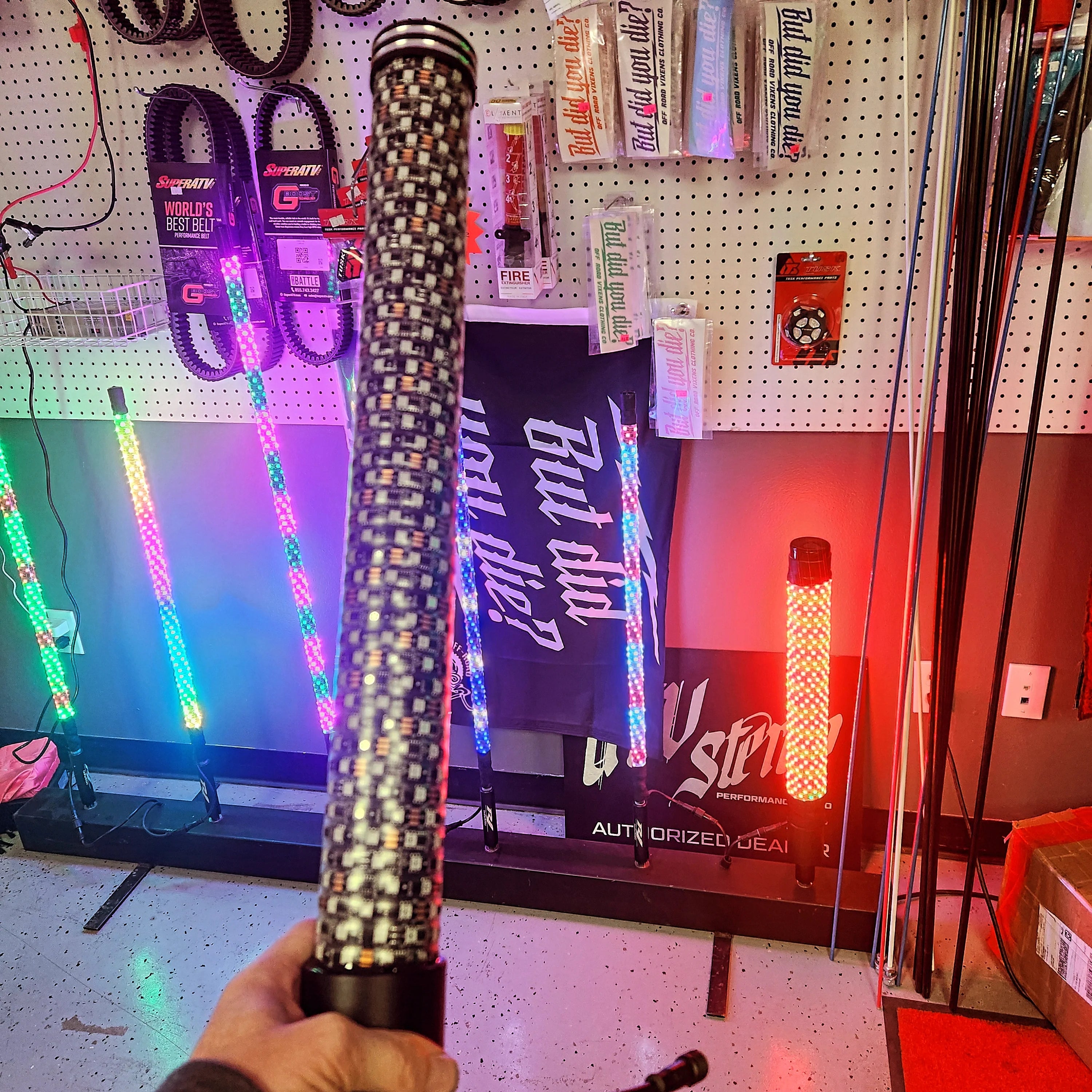 Fatty LED Light Whips (Pair)