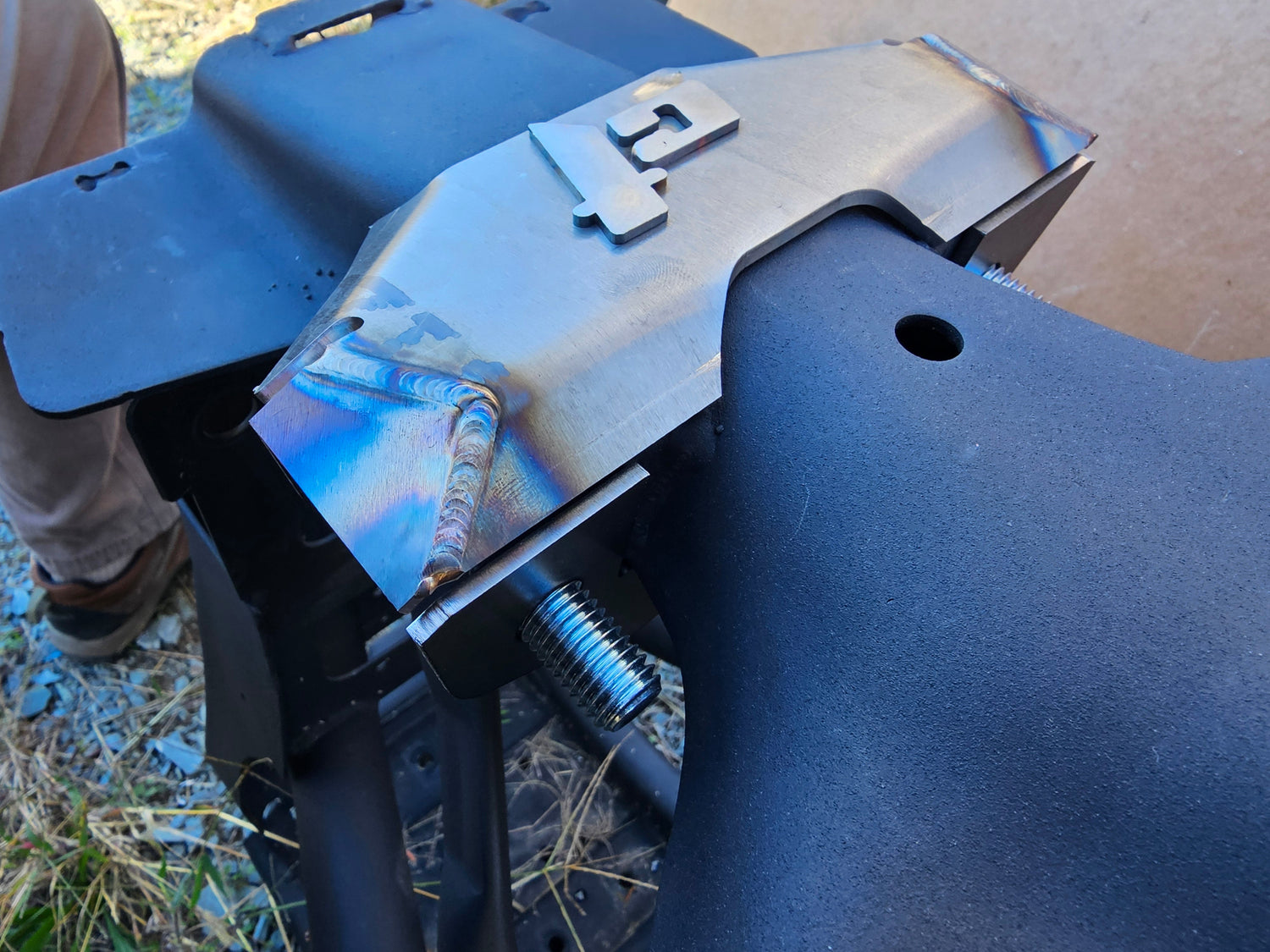 Maverick R Weld On Front Shock Brace