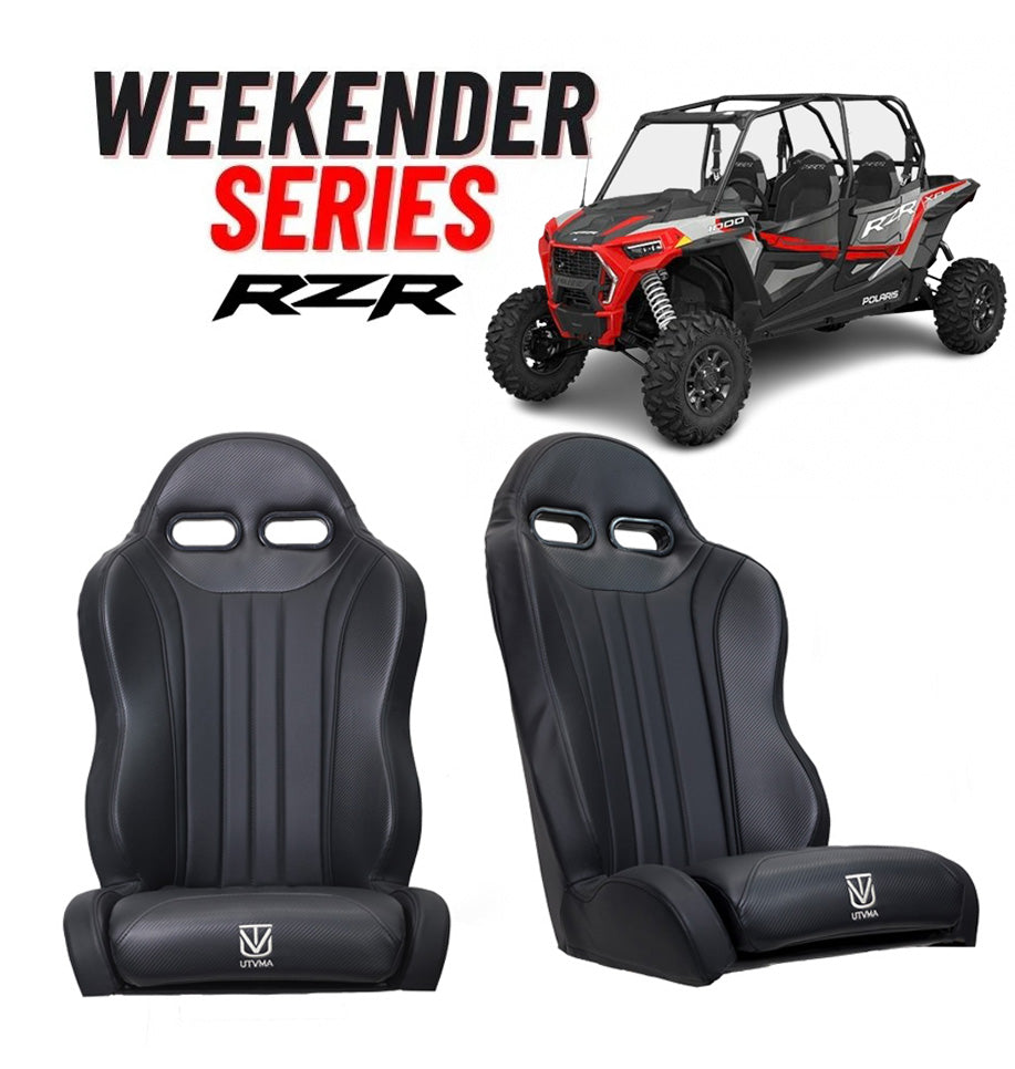 "Weekender" Series Pair of Front or Rear Suspension Bucket Seats RZR 1000 (XP, Turbo, Turbo S, Dynamix, Trail, High Lifter) 2014-2023
