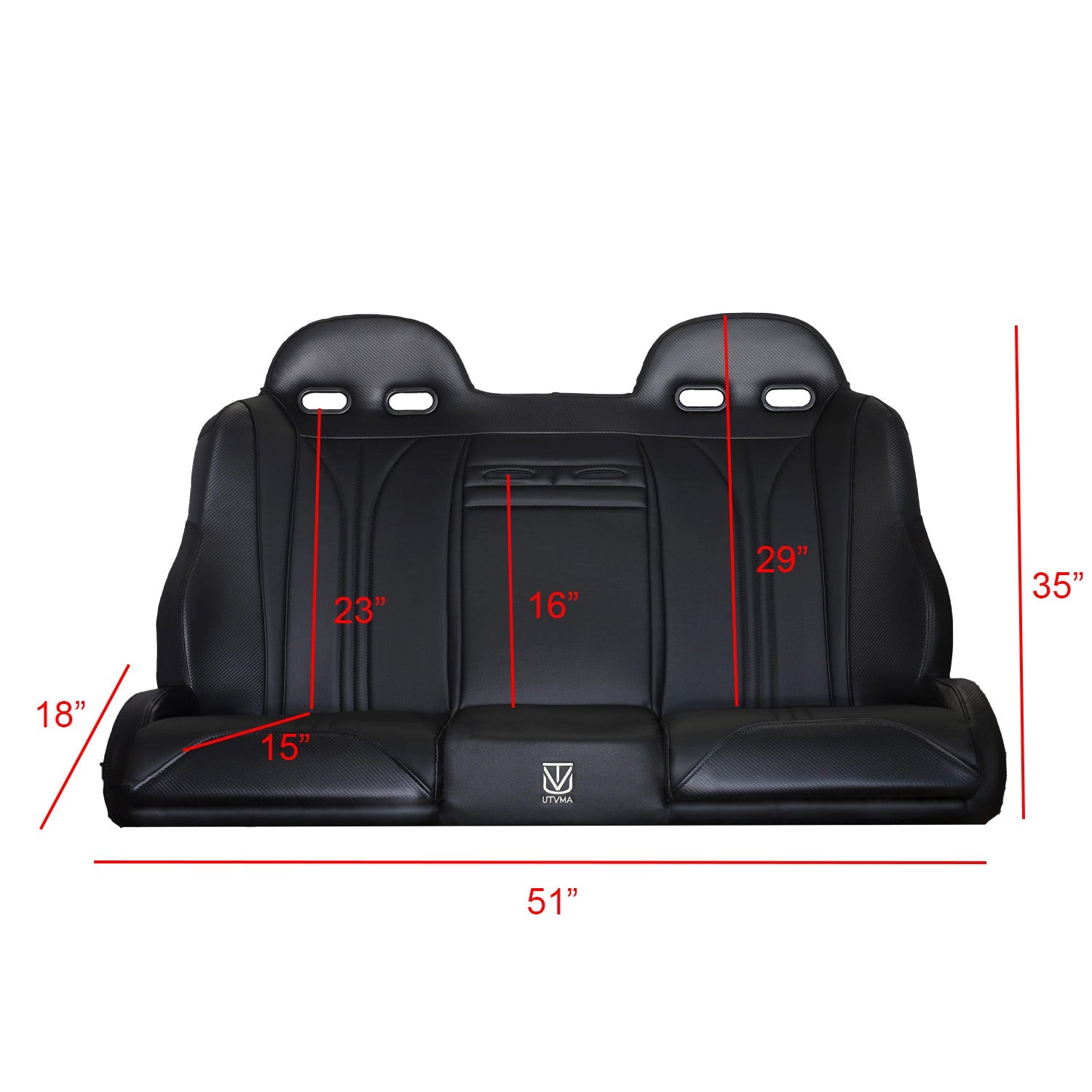 RZR PRO R Rear Bench Seat W Harnesses (2025+)