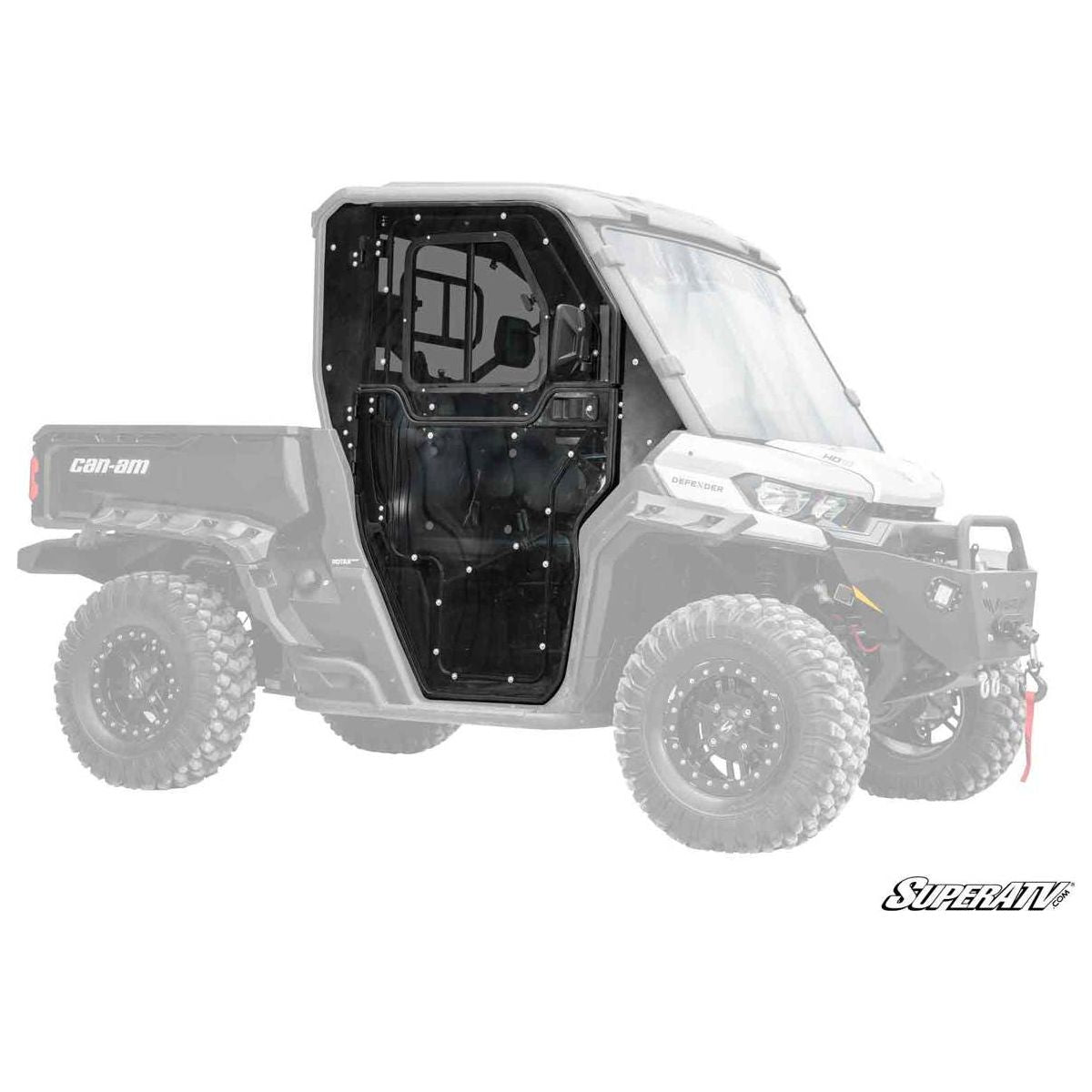 SuperATV 2017+ Can-Am Defender Convertible Cab Enclosure Doors