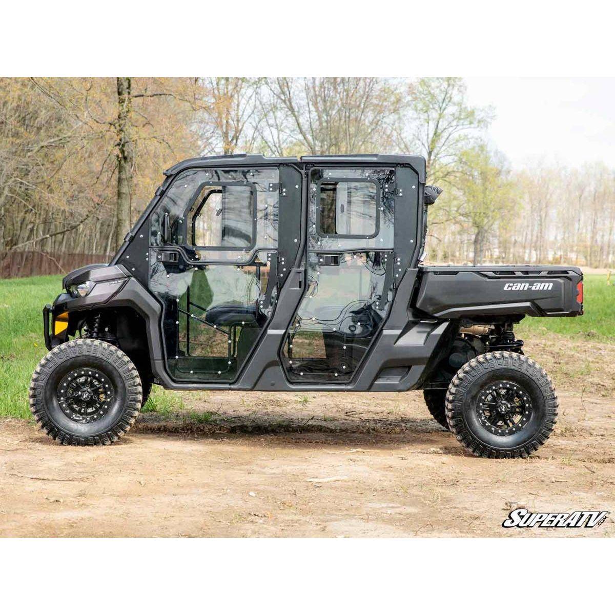 SuperATV 2017+ Can-Am Defender MAX Convertible Cab Enclosure Doors