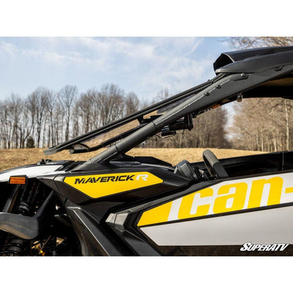SuperATV 2024+ Can-Am Maverick R Maxdrive Power Flip Windshield