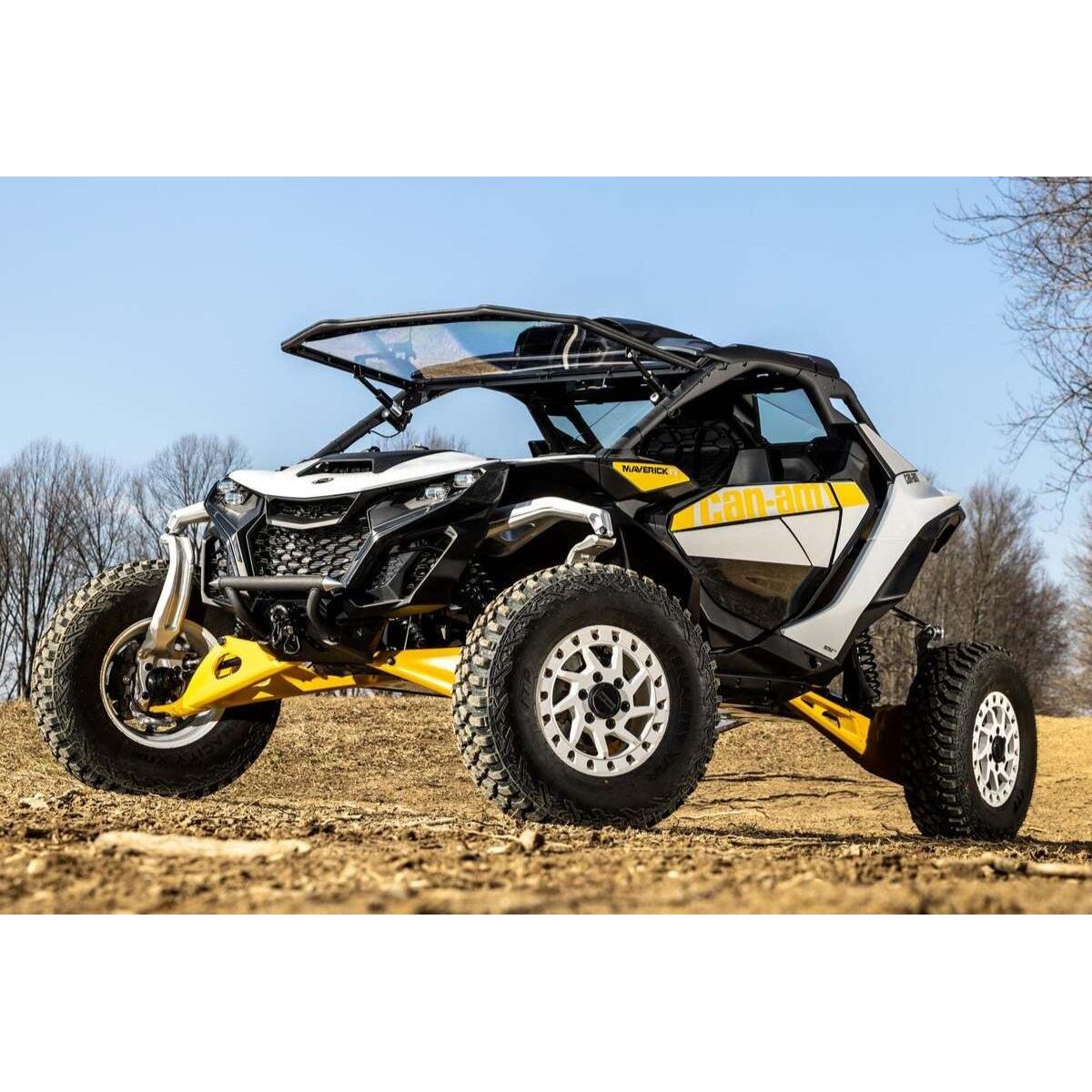 SuperATV 2024+ Can-Am Maverick R Maxdrive Power Flip Windshield