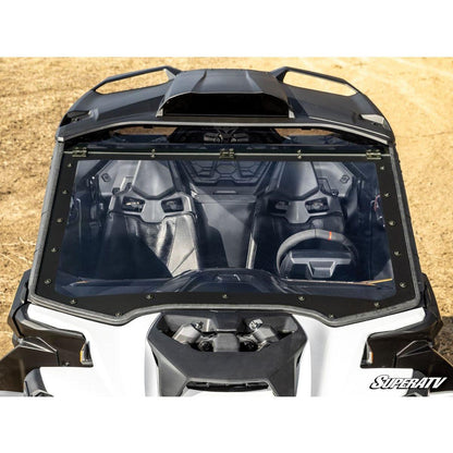 SuperATV 2024+ Can-Am Maverick R Maxdrive Power Flip Windshield