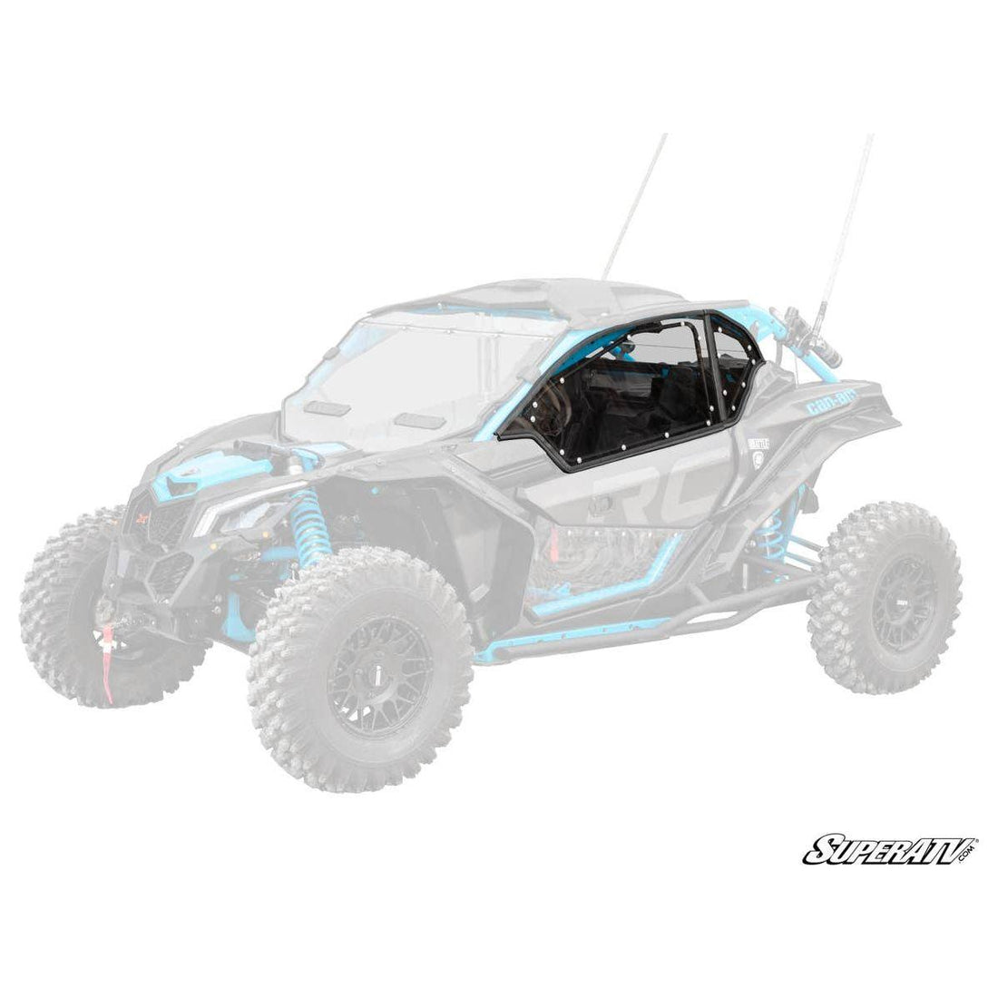 SuperATV 2017+ Can-Am Maverick X3 Hard Cab Enclosure Upper Doors