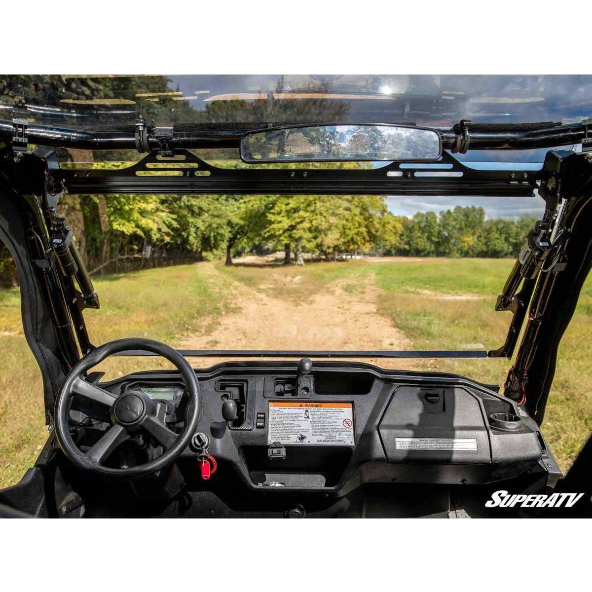 SuperATV 2016+ Honda Pioneer 1000 Maxdrive Power Flip Windshield