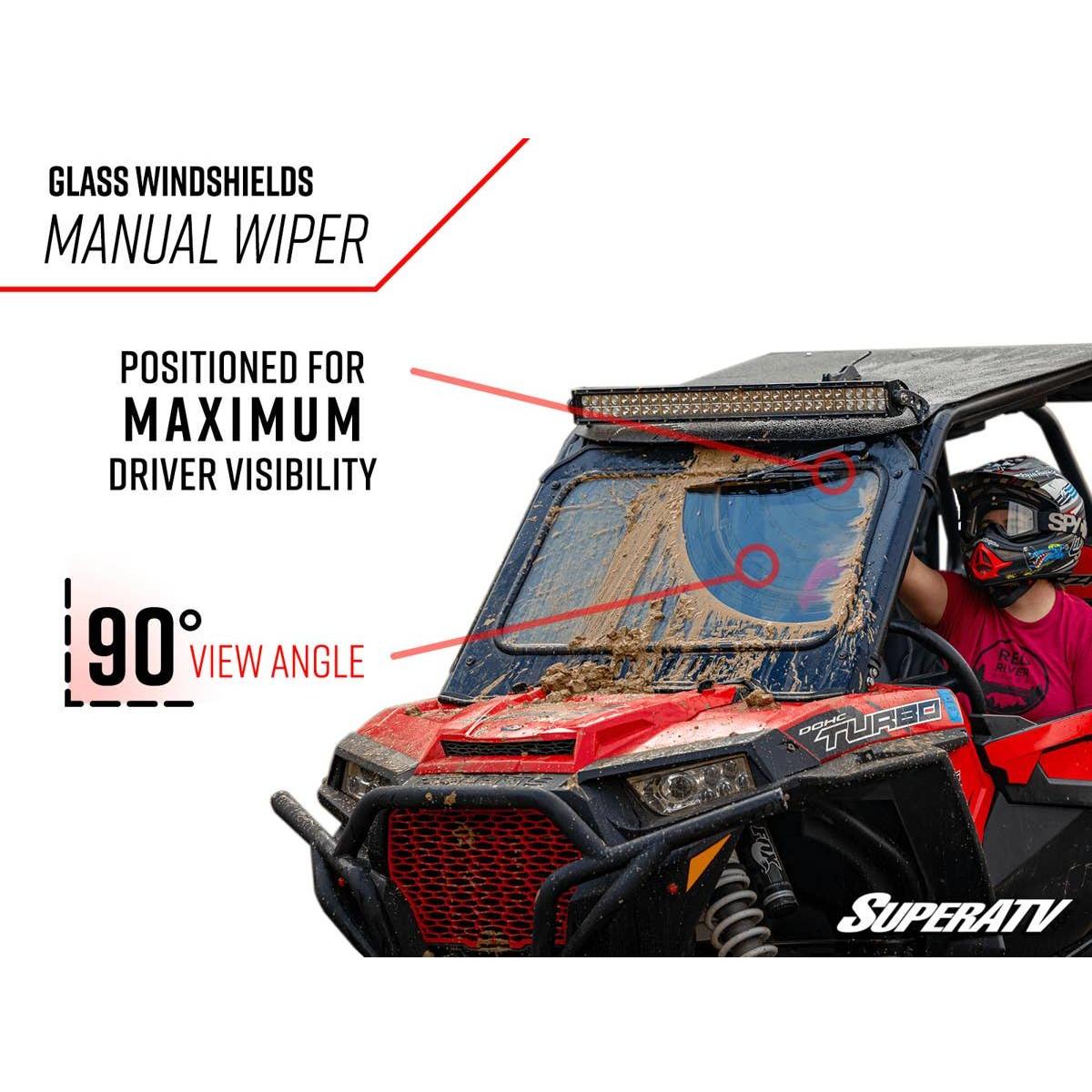 SuperATV - 2019+ Honda Talon 1000 Glass Windshield