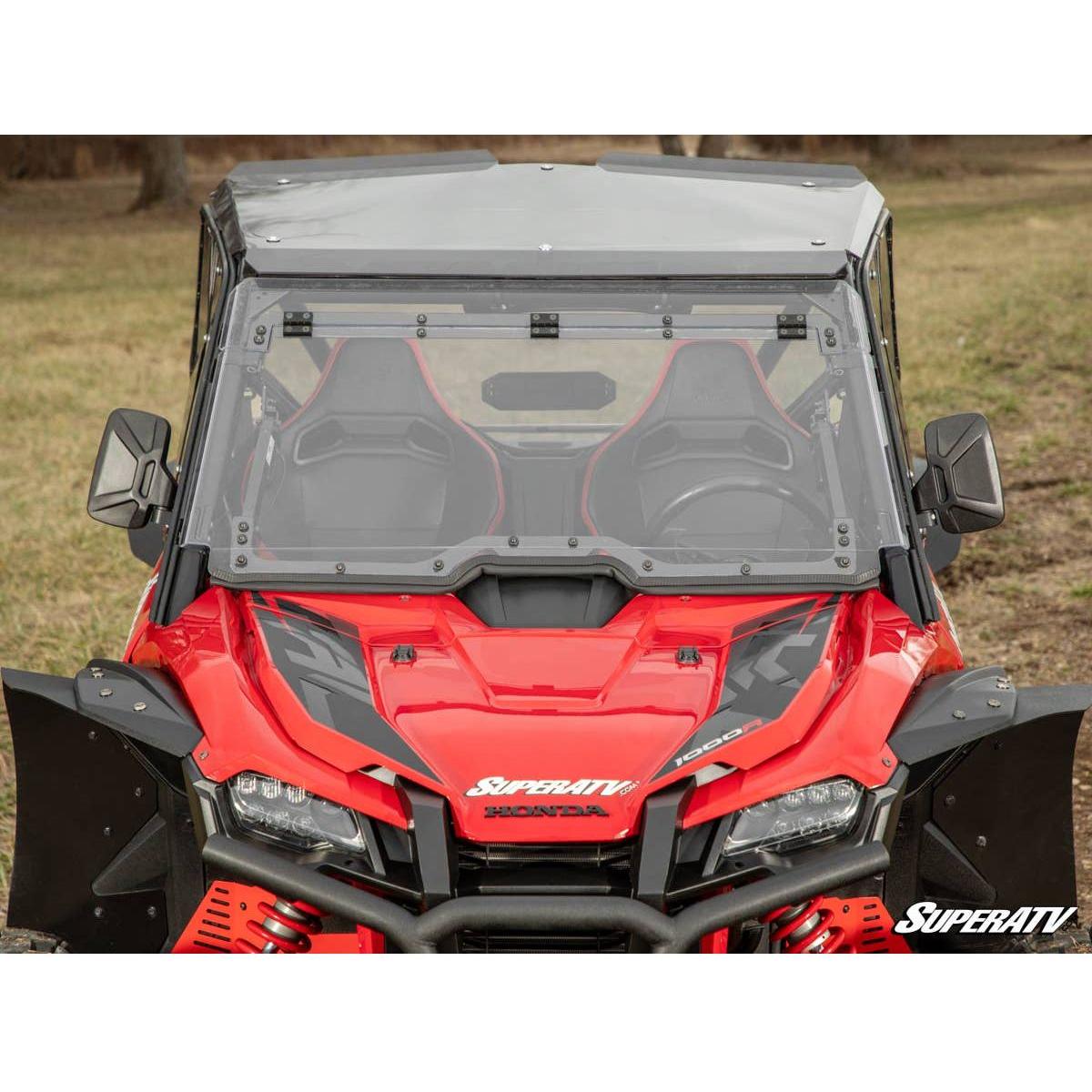 SuperATV - 2019+  Honda Talon 1000 Maxdrive Power Flip Windshield