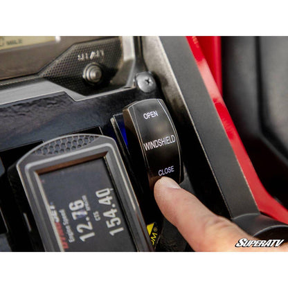 SuperATV - 2019+  Honda Talon 1000 Maxdrive Power Flip Windshield
