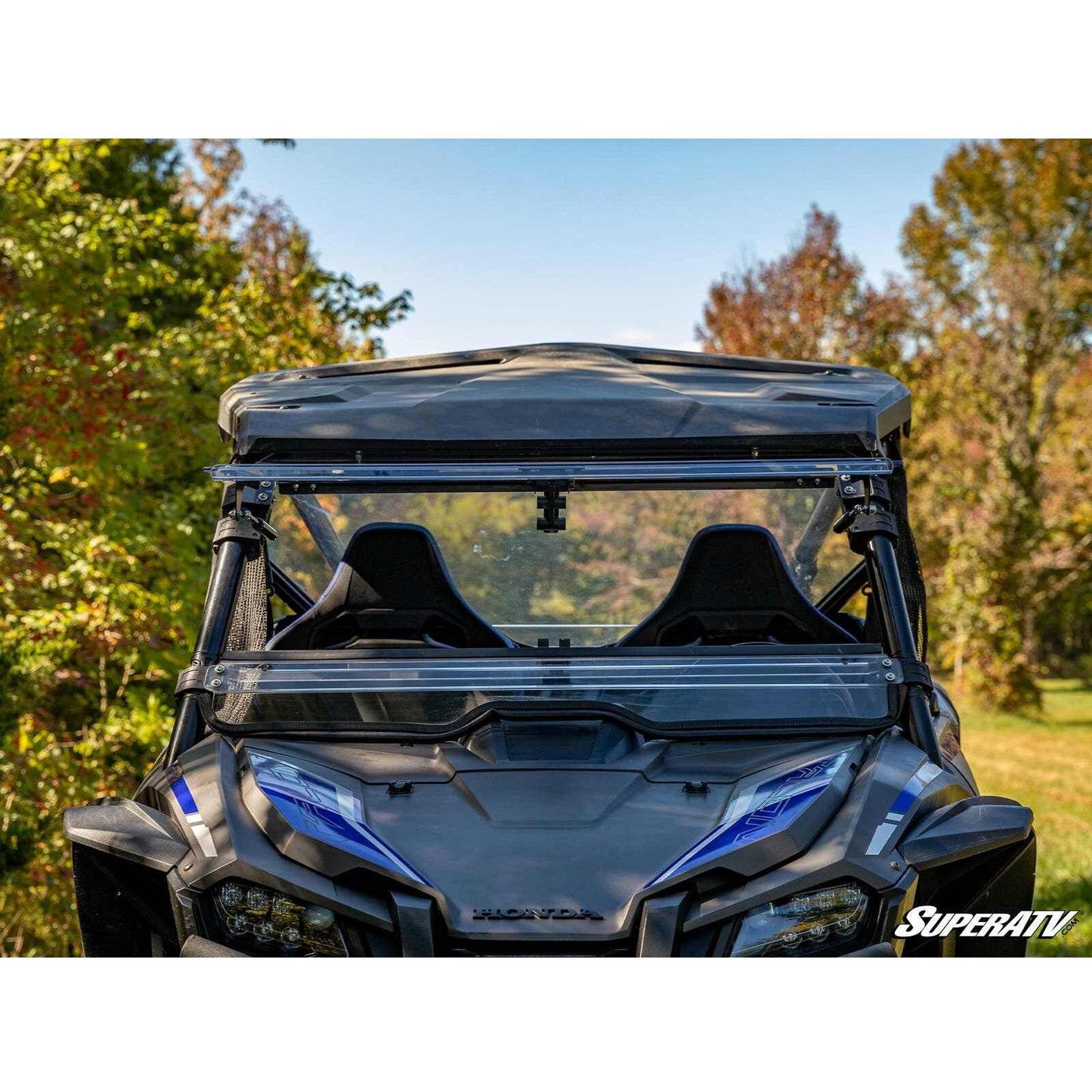 SuperATV- Honda Talon 1000 Scratch Resistant Flip Windshield