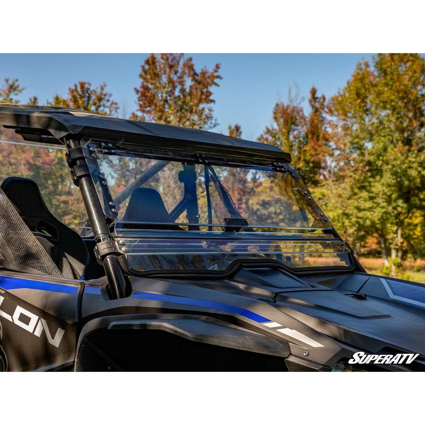 SuperATV- Honda Talon 1000 Scratch Resistant Flip Windshield