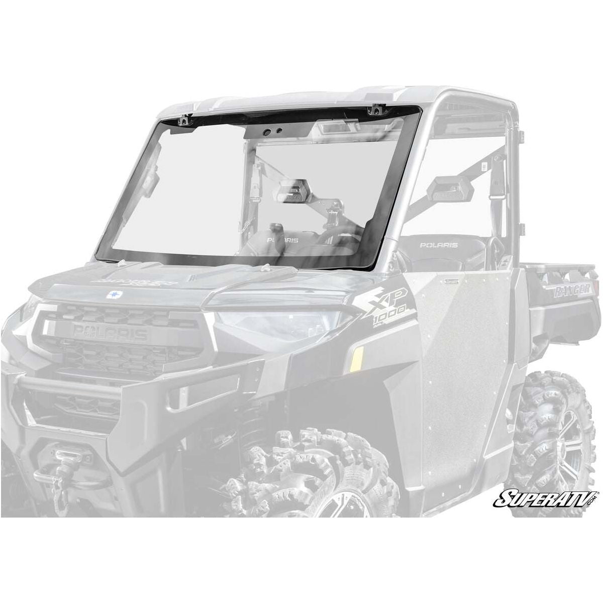 SuperATV 2020+ Polaris Ranger 1000 MaxDrive Power Flip Glass Windshield