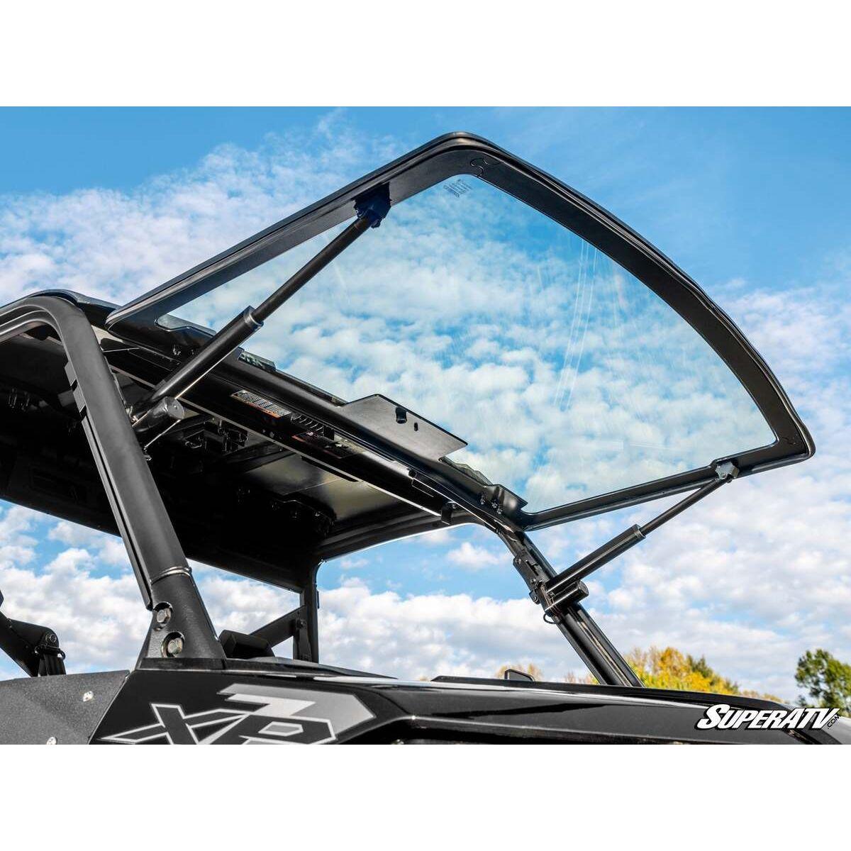 SuperATV 2020+ Polaris Ranger 1000 MaxDrive Power Flip Glass Windshield