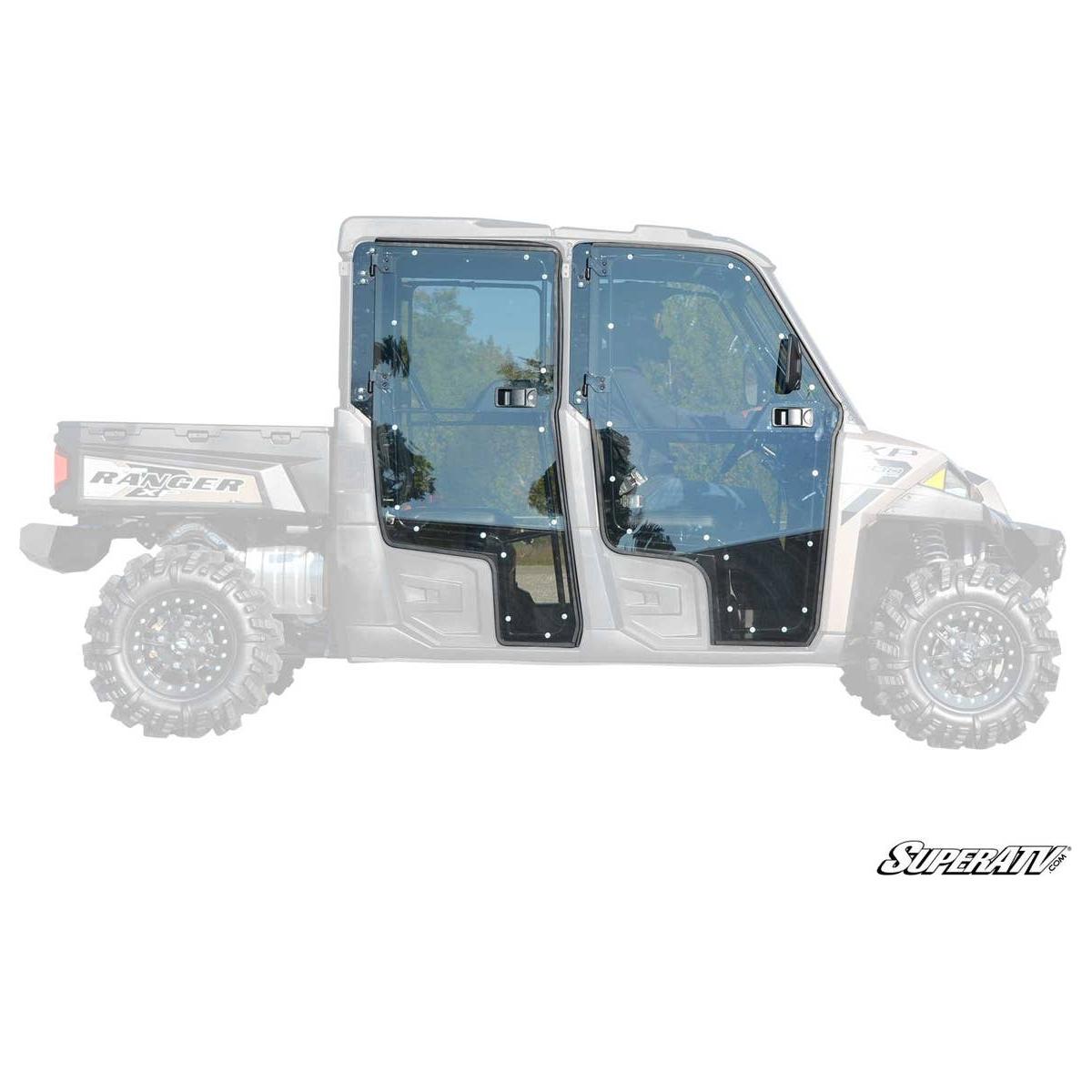 SuperATV- 2015-2018 Polaris Ranger XP Cab Enclosure Doors