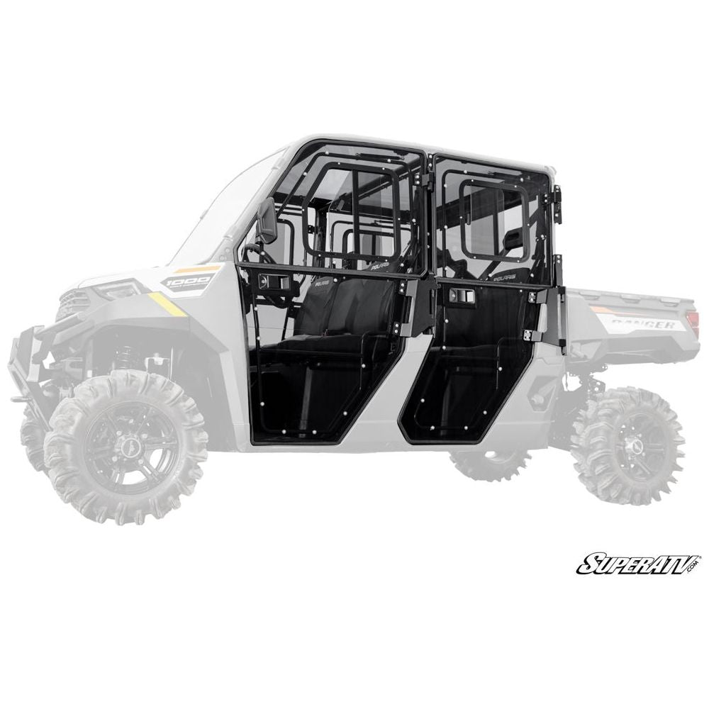SuperATV 2020+ Polaris Ranger Crew 1000 Convertible Cab Enclosure Doors
