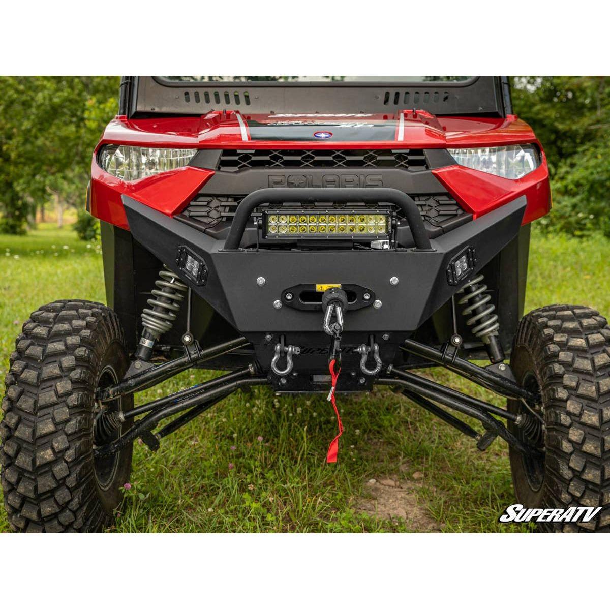 SuperATV 2019-2020 Polaris Ranger XP 1000 12,000 LB. Winch-Ready Front Bumper