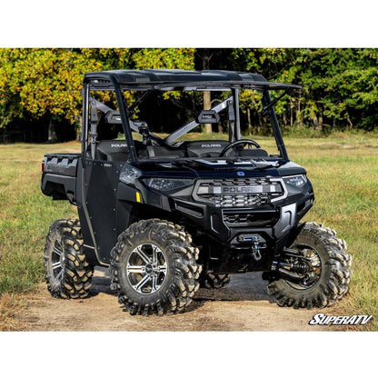 SuperATV 2017+ Polaris Ranger XP 1000 MaxDrive Power Flip Glass Windshield