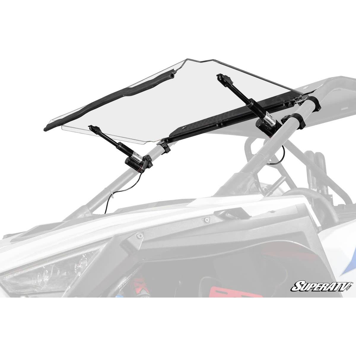 SuperATV - 2020+ Polaris RZR Pro XP Maxdrive Power Flip Windshield