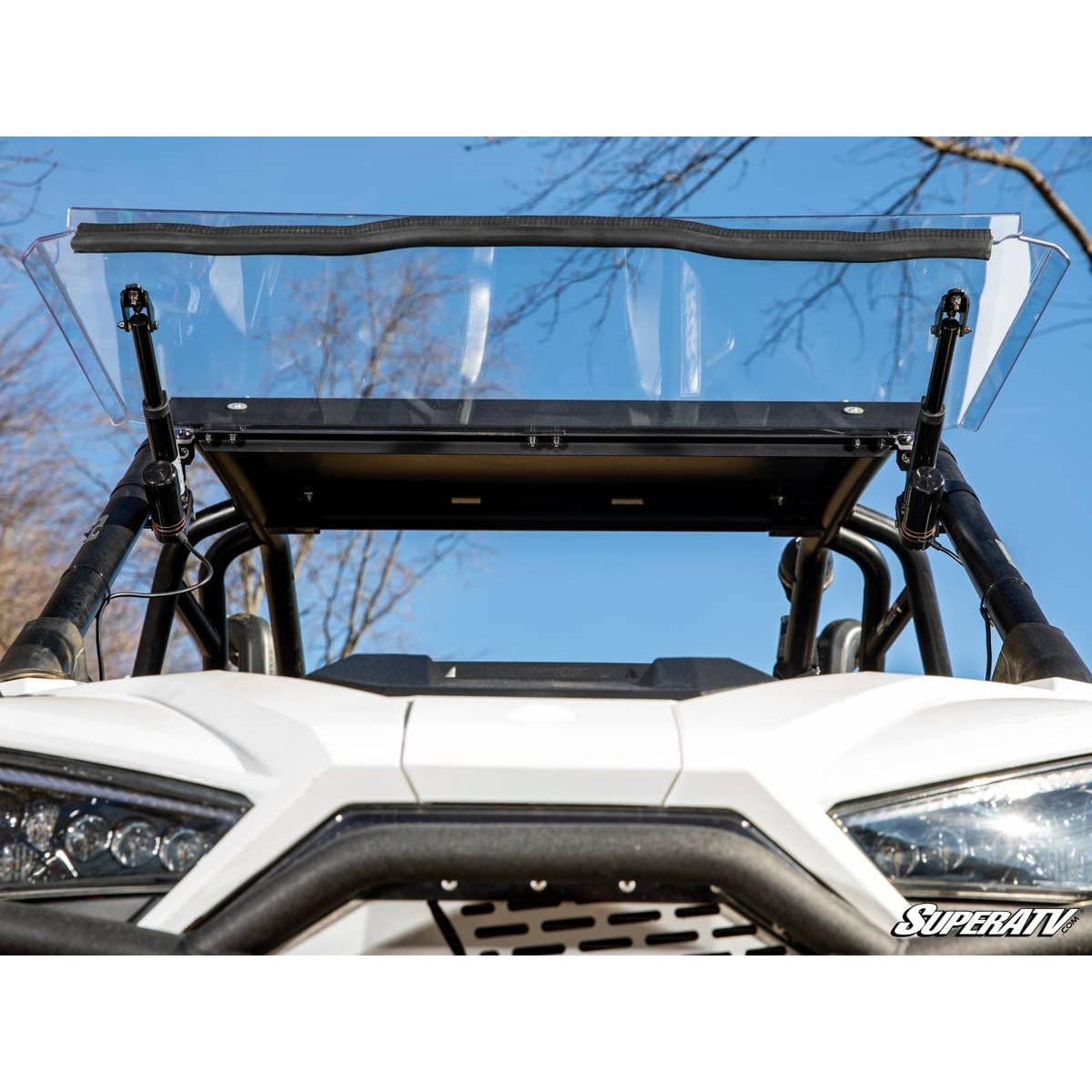 SuperATV - 2020+ Polaris RZR Pro XP Maxdrive Power Flip Windshield
