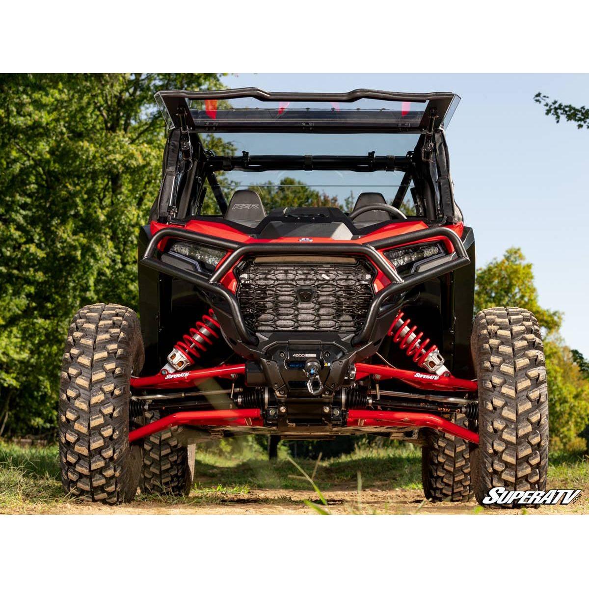 SuperATV 2024+ Polaris RZR XP Maxdrive Power Flip Windshield