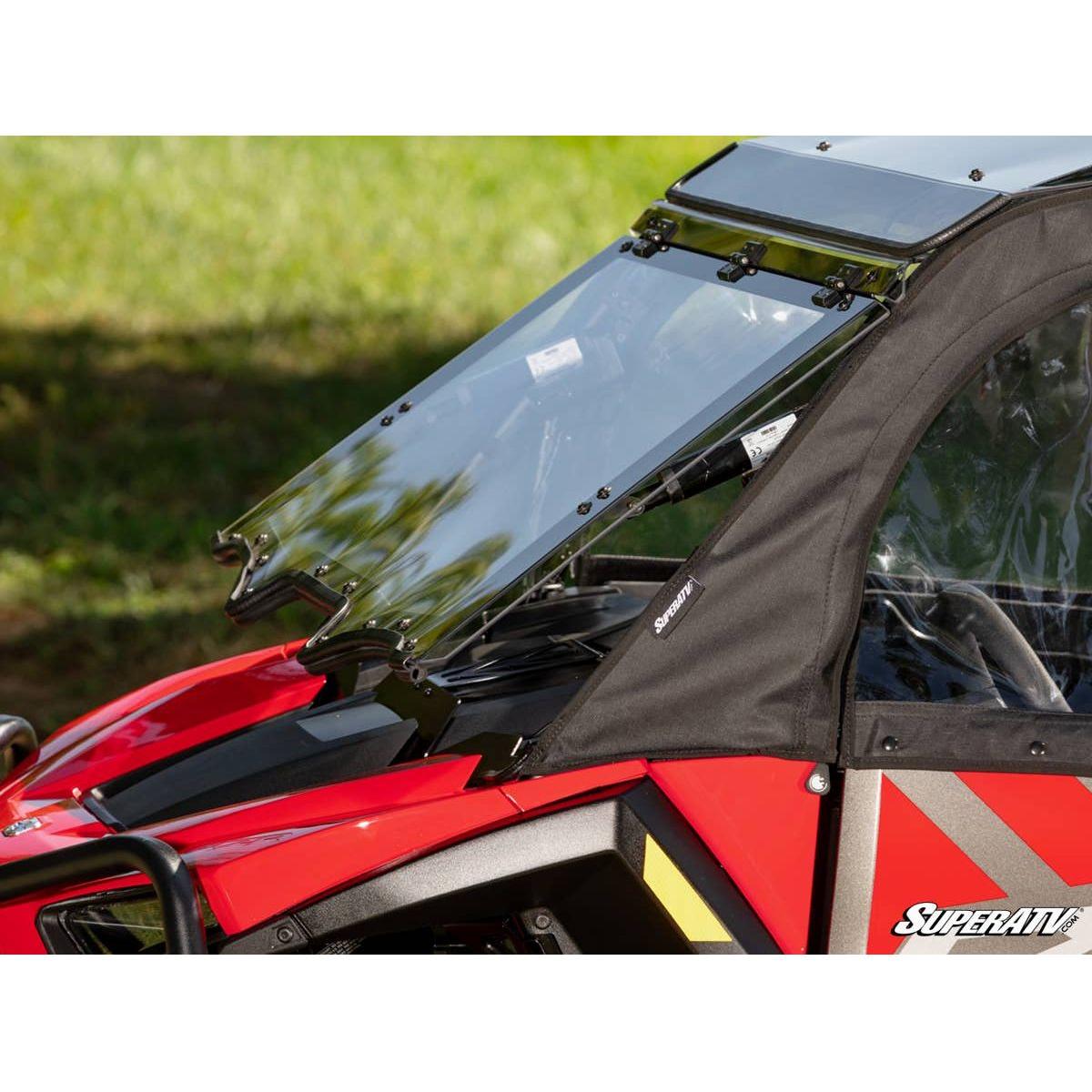 SuperATV 2024+ Polaris RZR XP Maxdrive Power Flip Windshield